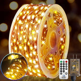 KNONEW 532FT 1600LED Outdoor Fairy Lights Plug in Warm White Xmas Decor