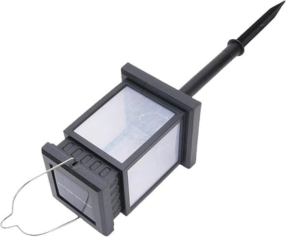 Solar Pathway Light, Warm LED, Auto On/Off, IP44 Weather-Resistant, 10-12 Hours Illumination, for Outdoor Yards and Gardens