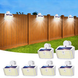 Clip on Solar Lights Outdoor, Motion Sensor Fence Lights