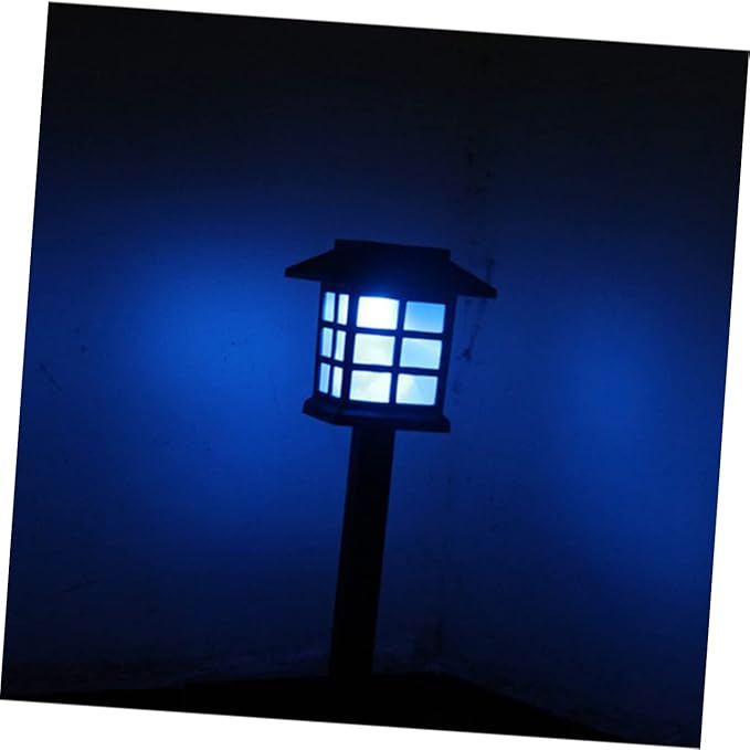 VILLCASE Outdoor Solar Pathway Lights LED Solar Landscape Lighting for Lawn Patio Walkway Driveway Durable with Easy Installation and RGB Glow