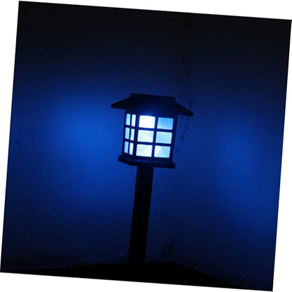 VILLCASE Outdoor Solar Pathway Lights LED Solar Landscape Lighting for Lawn Patio Walkway Driveway Durable with Easy Installation and RGB Glow