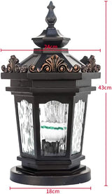 Lights Outdoor Edison Vintage Outdoor Waterproof Pillar Post Lights Garden Courtyard Streetlights Lanterns E27 | Lumora