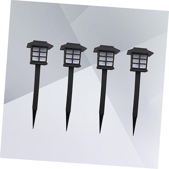 NUOBESTY 4 Pcs Solar Powered Pathway Lights Outdoor LED Spike Lights Warm for Garden Walkway Lawn Patio Driveway | Lumora