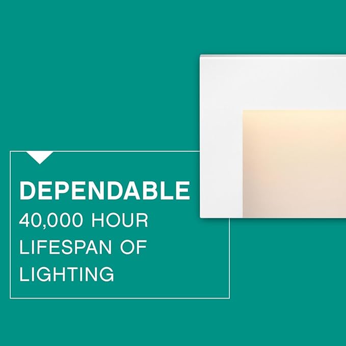 Hinkley Landscape Lighting LED Taper Deck Sconce, Horizontal, White – Add Security to Outdoor Living Spaces with Ultra-Durable Deck Lights – 12-Volt, White Finish, Integrated LED Engine, 1553SW