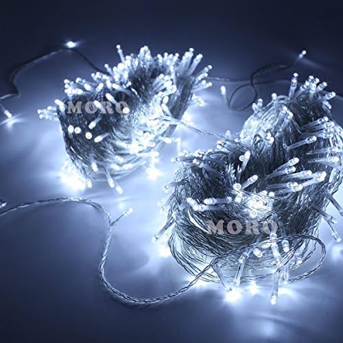 ZOIC 500 LED Christmas Wedding Party Fairy String Light Lamp 100 Meters (328 feet) 8 Modes 29V Memory Function White