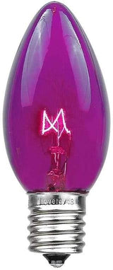Novelty Lights C9 Purple Christmas String Light Set - Outdoor Christmas Light String - Hanging Christmas Lights | Lumora