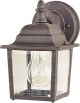 Maxim Cast-One Light Outdoor Wall Mount in Early American Style-5.5 Inches Wide by 8.5 inches high-Rust Patina | Lumora