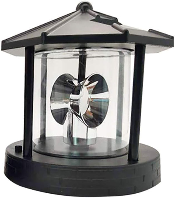 15 * 15 * 17cm Solar Lighthouse Rotating Light, Led Rotating Lighthouse Beacon Lamp Rotating Outdoor Decorative | Lumora