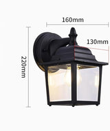 Outdoor Lamp Post Light Wall LED Outdoor Mounted Porch Retro Wall Light Black Rustic Loft Antique Wall Lamp Edison | Lumora