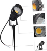 5w Outdoor Cob Stake Lights for Lawn and Garden Led Landscape Spotlights with Warm Light for Pathway and Decor | Lumora