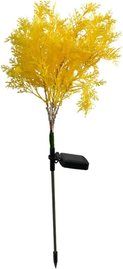 balacoo Solar Garden Lamp Lawn Light LED Solar Energy Ground Stake Landscape Outdoor Path Light Yellow for Garden Patio Yard Lighting