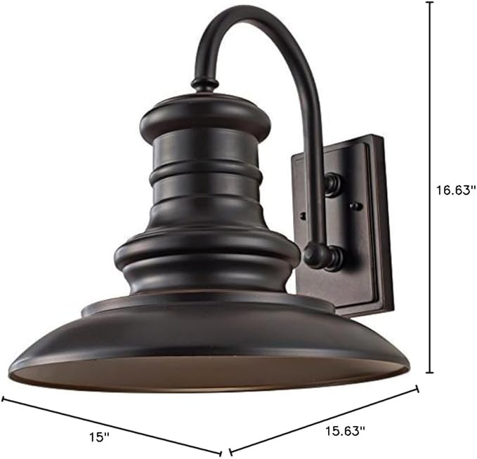 Feiss Lighting-Redding Station-Large Outdoor Wall Light Aluminum Approved for Wet Locations in Period Inspired | Lumora