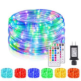 Nazuwke 49Ft LED Rope Lights for Outside, String Lights with Remotes