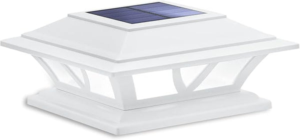 SIEDiNLAR Solar Post Lights Outdoor 2 Modes LED Deck Fence Cap Light for 4x4 5x5 6x6 Posts Patio Garden Decoration | Lumora
