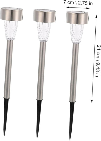 BESPORTBLE 12pcs Solar Powered Light Landscape Lighting Kit for Patio Pathway Lights Outdoor Solar for Outdoor Decor