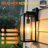 15 Inch Motion Sensor Dawn to Dusk Outdoor Sensor Light Fixture Waterproof Porch Lights Anti-Rust Exterior Wall Mount Light Outdoor Wall Lantern for Patio Front Door Garage