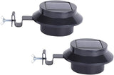 Veemoon 2pcs Solar Fence Lamp Overhead Light LED Outdoor Garden Lights Waterproof Solar Powered Lighting Tool for | Lumora