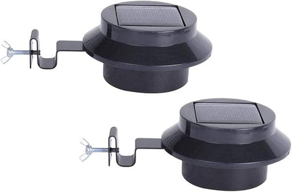 Veemoon 2pcs Solar Fence Lamp Overhead Light LED Outdoor Garden Lights Waterproof Solar Powered Lighting Tool for | Lumora