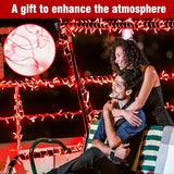 Outside LEDs Warm White LED String Lights – 70FT Transparent Wire, Waterproof & Connectable Christmas Tree Lights for Indoor Outdoor Holiday Décor