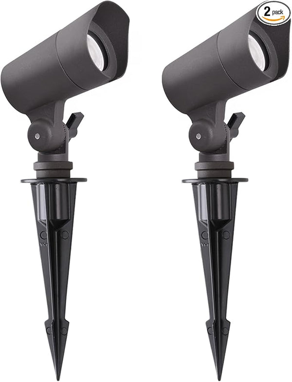 E ENERGETIC LIGHTING LED Landscape Lights with Connectors, 12V Low Voltage, Warm White 3000k, 4W, 175LM, Outdoor | Lumora