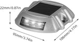 Waterproof LED Solar Deck Lights, 8 Pack Warning Step Lights Durable Driveway Dock Lights, Solar Driveway Marker | Lumora