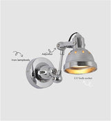 Industrial Corridor Wall Light Cafe Shop Restaurant Hotel Retro Wall Sconce Rocker Lamp Adjustable Folding Lighting | Lumora