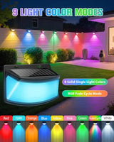 Aootek
Solar
Lights
Outdoor,
RGB,
6
Pack