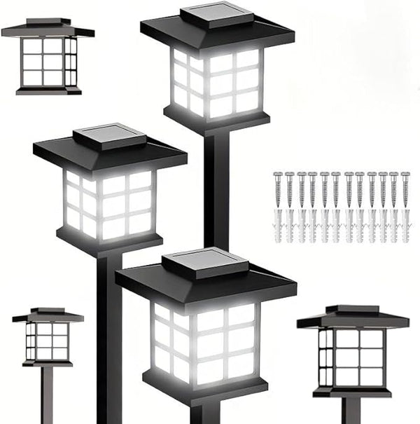 6/12/24 Solar Outdoor Light, 700mA Solar Path Light, IP5510-Hour Long-Lasting LED Landscape Lighting, Suitable for | Lumora