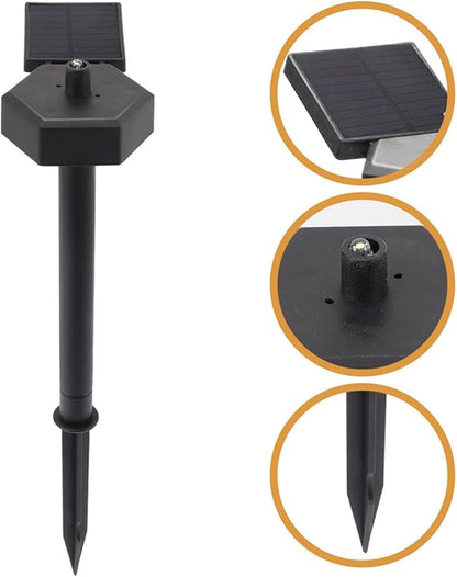 BESPORTBLE 2pcs Solar Yard Lights Outdoor Garden Solar-Powered Lawn Stake Path Lights Waterproof LED Landscape Lighting for Patio Lawn Decor