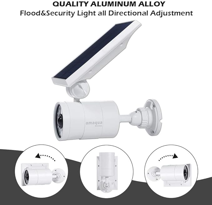 Solar Motion Sensor Lights for Outside 1400-Lumen 9W(110W Equ.) Aluminum Outdoor Solar Motion Flood Security | Lumora