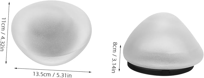 Uonlytech Solar Pebble Shaped Decorative Lamp Outdoor Warm Light Garden Light Energy-efficient Solar Decoration for Landscape and Design for Garden Decor