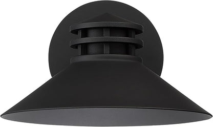 WAC Lighting dweLED, Sodor 10in LED Indoor and Outdoor Wall Light 3000K in Black