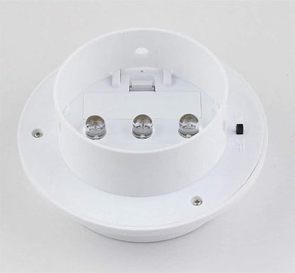 Ulalaza 6Pcs Outdoor Solar Gutter Lights Smart LED Night Light for Yard Driveway Lawn Pathway (White)
