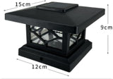 Ulalaza 2Pcs Solar Decking Lights RGB+ Changing Solar Step Lights Outdoor Waterproof Stair Lights for Fence, Deck | Lumora