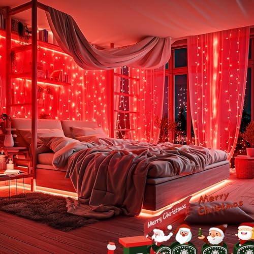 KAQ Connectable 240LED 88Ft String Lights, Christmas Lights Indoor Outdoor