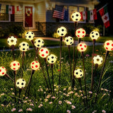 ASMAD Solar Lights Outdoor Waterproof 8 Pack,Soccer Ball Light,Garden Decor
