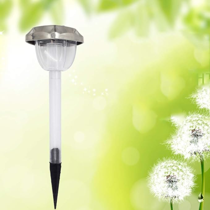 Solar Lights Led Outdoor Decorative Pp Plastic Garden Light Landscape Path Lamp Solar Pathway Lights Outside | Lumora