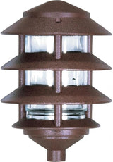 Nuvo Lighting SF76/633 Transitional One Light Post Mount in Bronze/Dark finish - Outdoor Path Light | Lumora