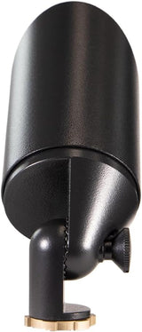 VOLT Top Dog Scotty 12V Cast Brass Outdoor Spotlight (Black) for Low Voltage Landscape Lighting of Yard, Lawn | Lumora