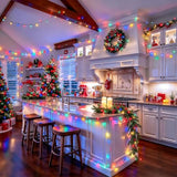 JMEXSUSS 200 LED Multicolor Christmas Lights, 66ft String Lights Plug in