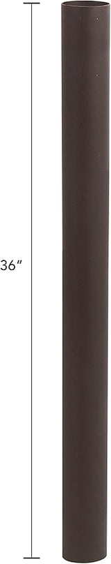 Solus 12, 24, or 36 inch Stub Post for Outdoor Lamp Fixtures – Aluminum Construction, .050" Wall Thickness – for | Lumora