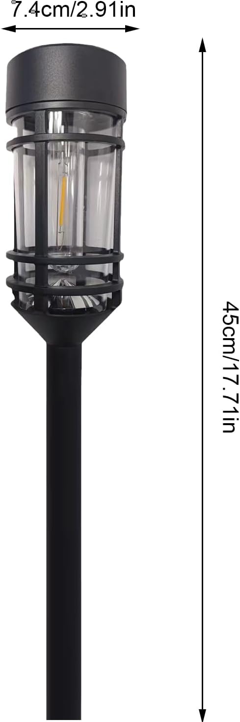 Solar Pathway Lights, Solar Pathway, Outdoor, Decorative Lamp Driveway Decoration For Patio, Walkway, Lawn Powered