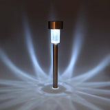 12 Pack Solar Ground Lights Pathway Landscape Light Stainless Steel Silver Tone (id: 29d 45a 7de 8e0 528 | Lumora