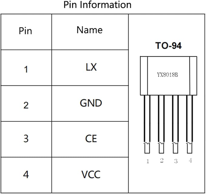 50PCS YX8018 1.2V 30mA Solar Lawn Light Control Chip LED Driver Solar Garden Light Transistor TO-94 Electronic Component