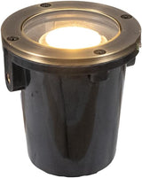 VOLT 12V 3-in-1 Waterproof IP68 Mini in-Grade Light with Brass Top (Bronze) for Low Voltage Landscape Lighting of | Lumora