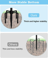 10FT String Light Pole Stand | Outdoor String Lights Hanging, Use for Backyard, Garden, Patio, Party, Festival | Lumora