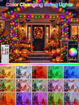 1000LED Smart RGB Color Changing String Lights 341FT Halloween Lights App