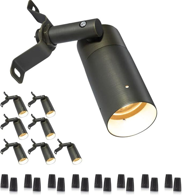 Gardenreet Outdoor 12V Brass Spot Downlights, Low Voltage LED Landscape Down Lights for Tree Garden Yard | Lumora