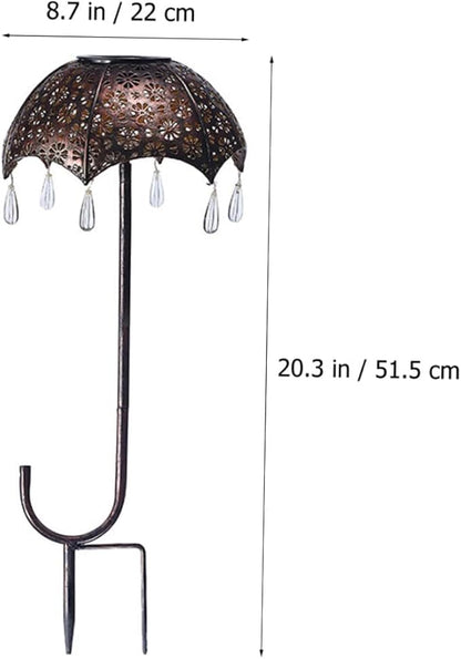 Solar Power Garden Landscape Lamp Umbrella Design Led Outdoor Patio Decor Solar Pathway Lights Led Outdoor Lighting