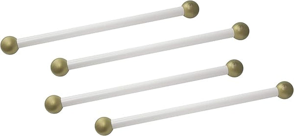 Solus SCA-335WH-4PK 15" Aluminum Cross Arm Ladder Rest for Outdoor Lamp Posts and Poles, Easy to Mount, Maintenance | Lumora